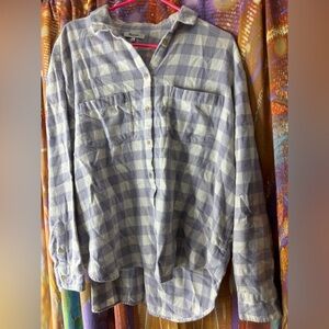 Madewell Thick Button Down Long Sleeve 🩵